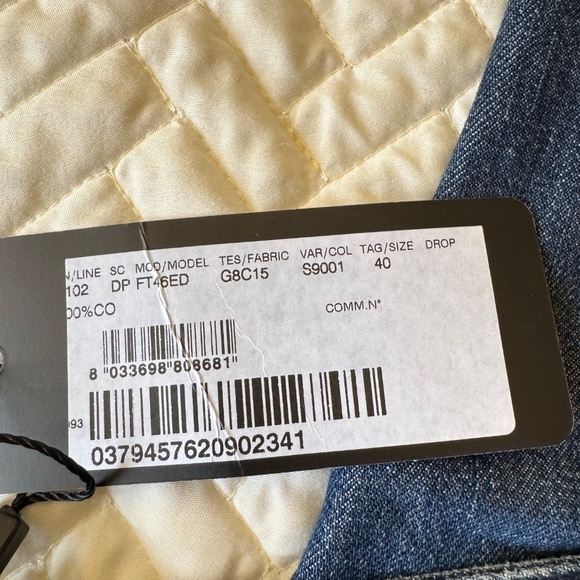 NWT Dolce & Gabbana Straight Leg Distressed Jeans Size 40 - Picture 13 of 14